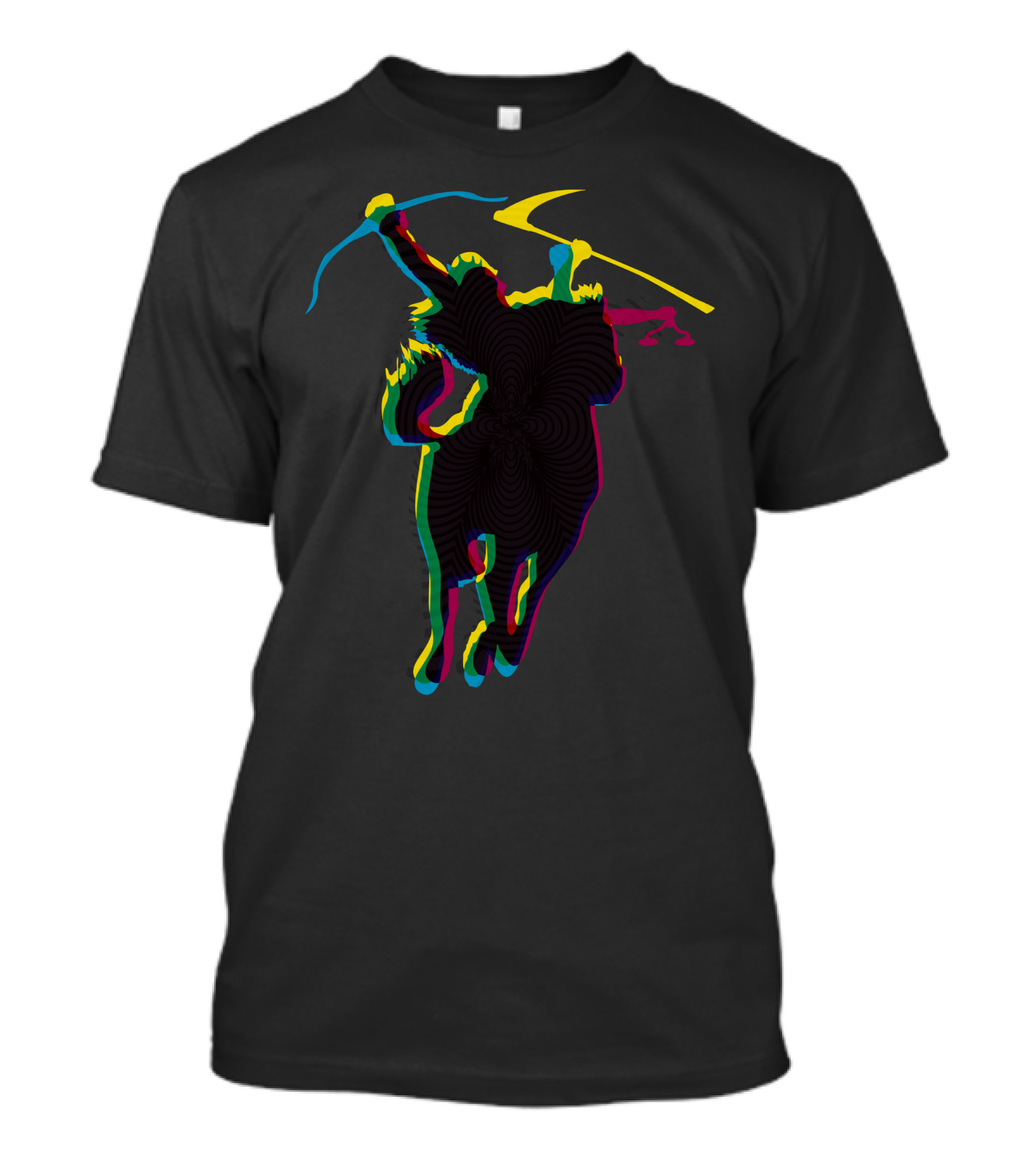 Four Colors Of The Apocalypse Psychedelic Rider T-Shirt