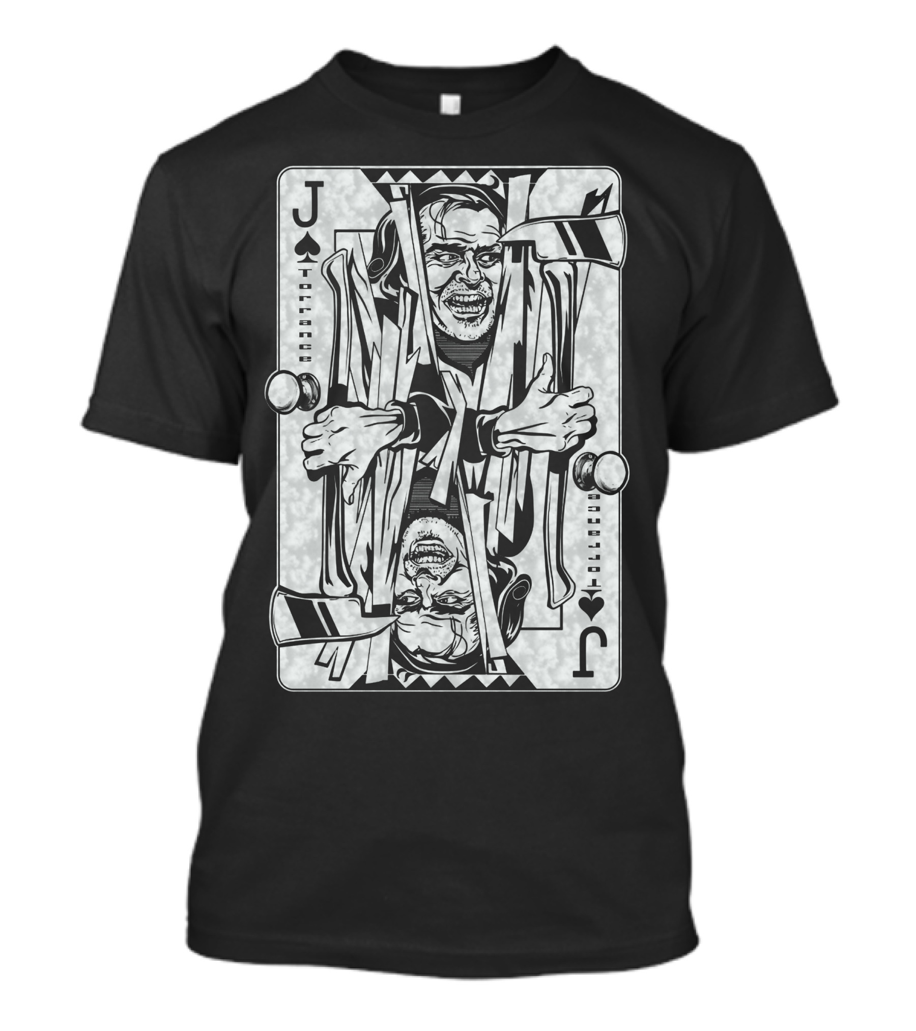 Jack Torrance Playing Card Horror T-Shirt