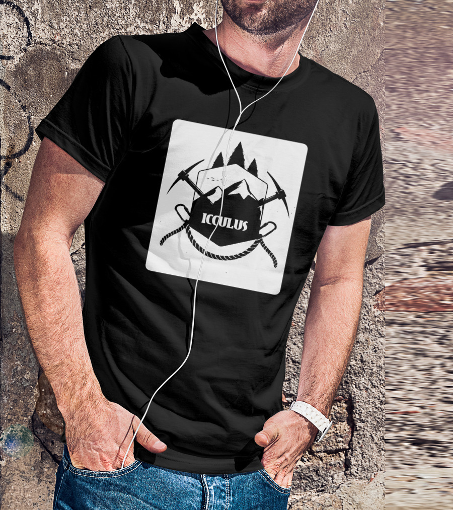 Icculus Mountain Adventure Peaks And Ice Axes T-Shirt