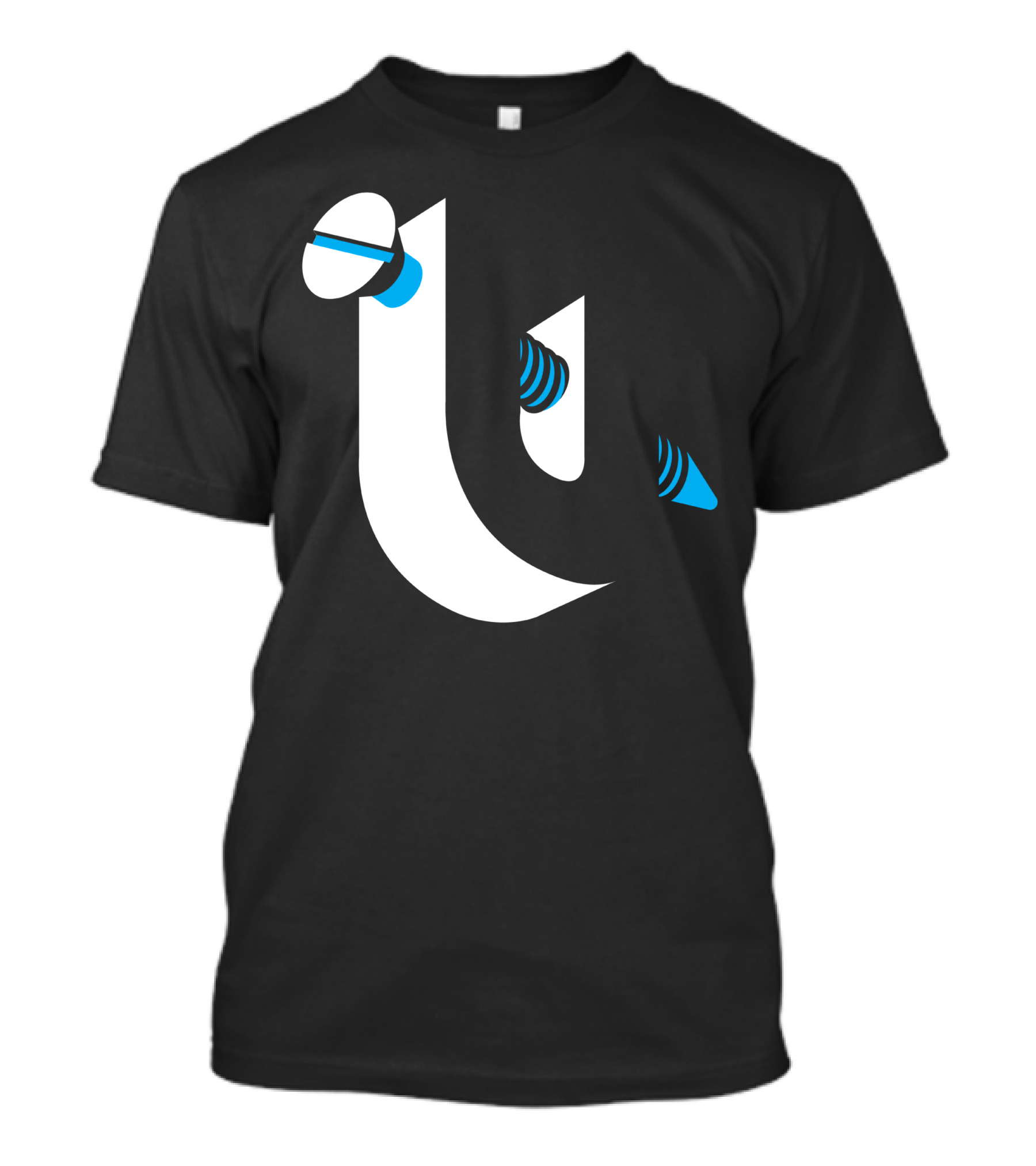Screw U Letter With White And Blue Screws T-Shirt
