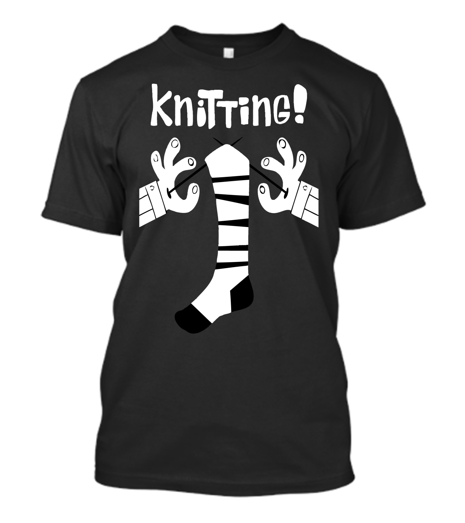 Knitting Socks Mummy Hands T-Shirt