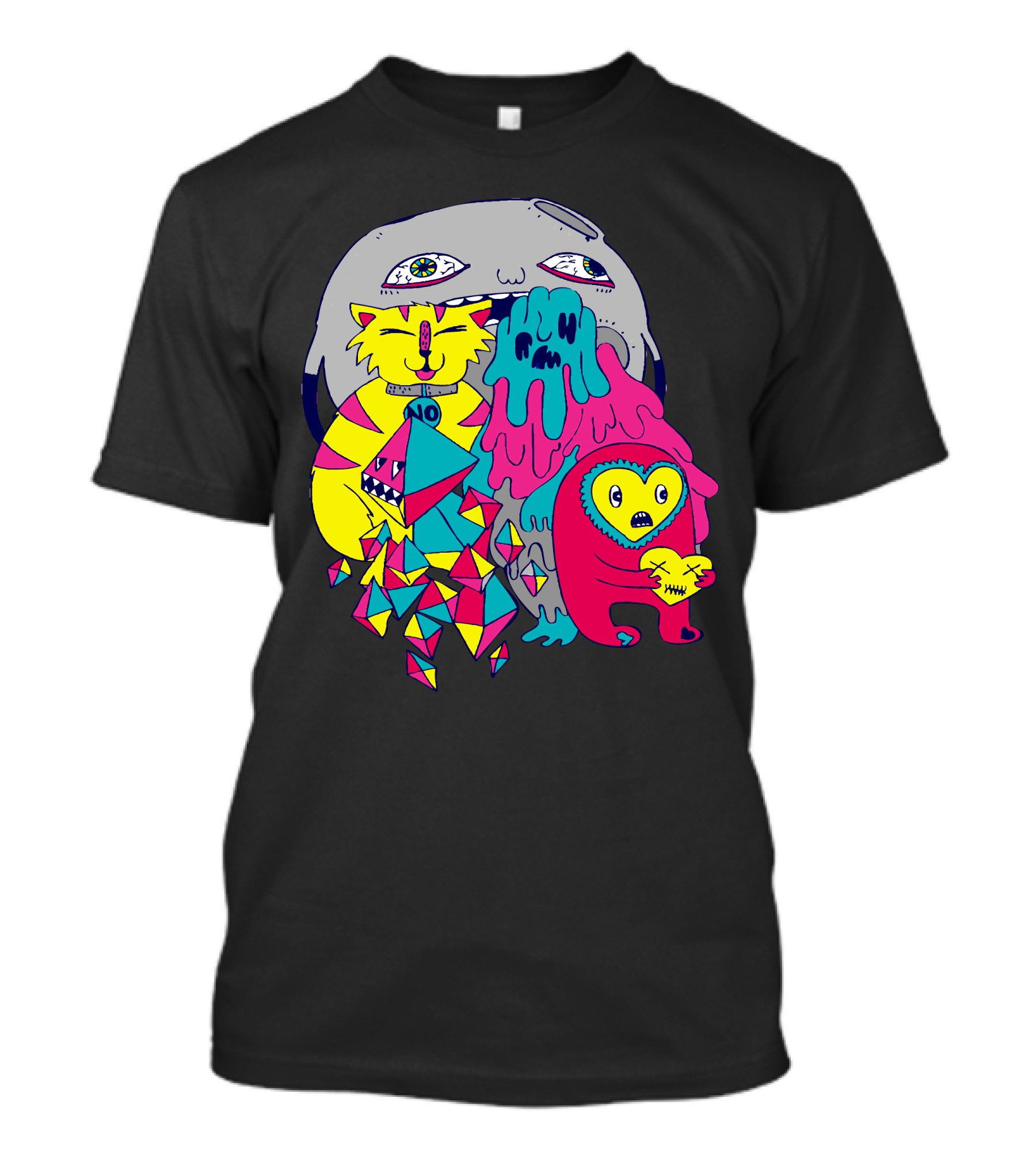 Team Horrible No Triangles Creature Assembly T-Shirt