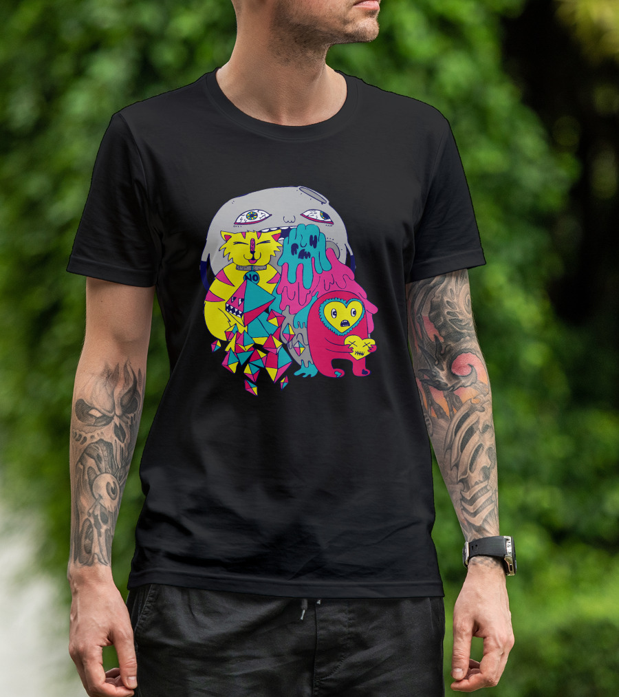 Team Horrible No Triangles Creature Assembly T-Shirt