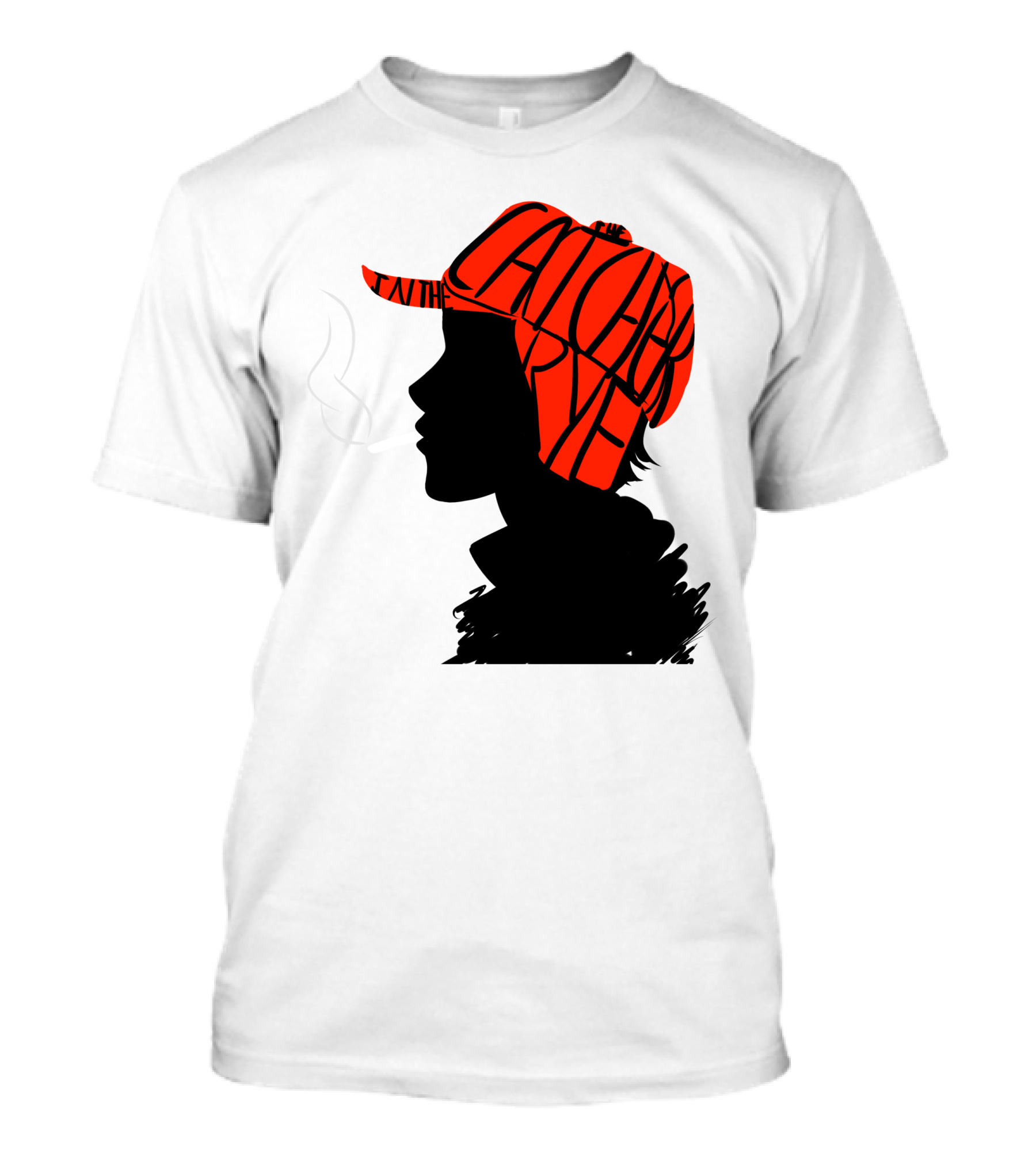 Catcher In The Rye Red Cap Smoking T-Shirt