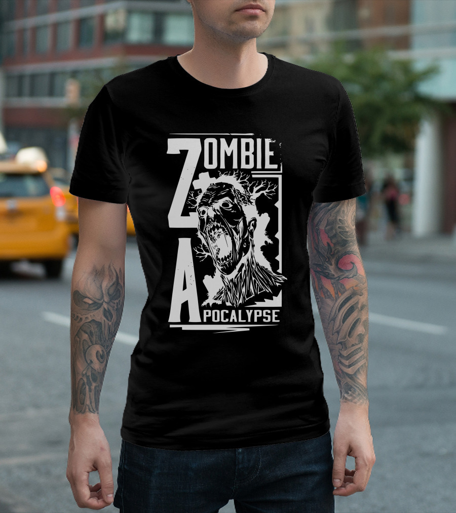 Zombie Apocalypse Scream ZA T-Shirt