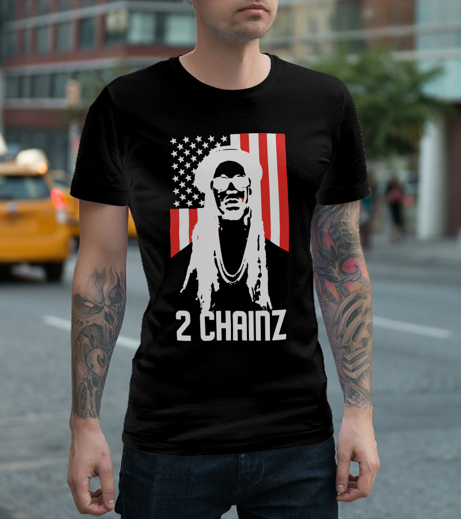 2 Chainz Stars And Stripes Flag T-Shirt