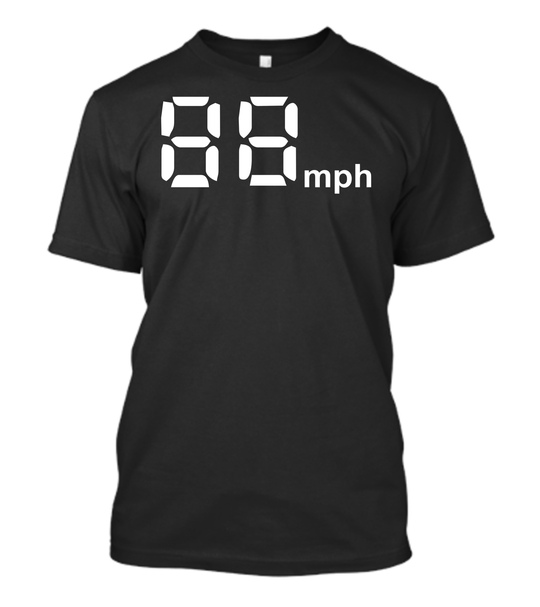 88 Mph Retro Digital Display Speedometer T-Shirt