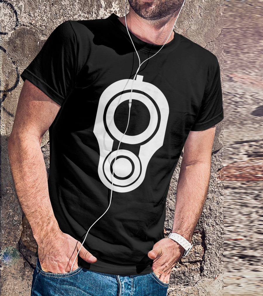 1911 Barrel Gun Sight T-Shirt