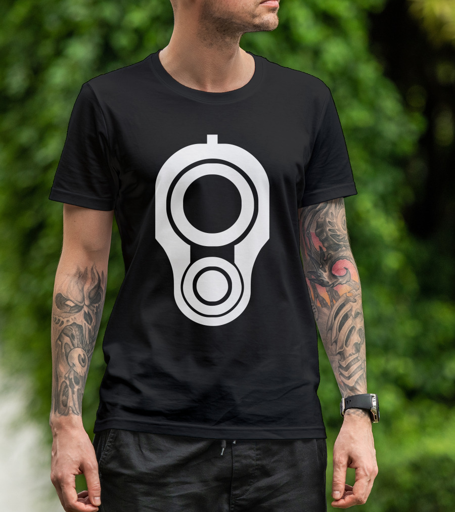 1911 Barrel Gun Sight T-Shirt