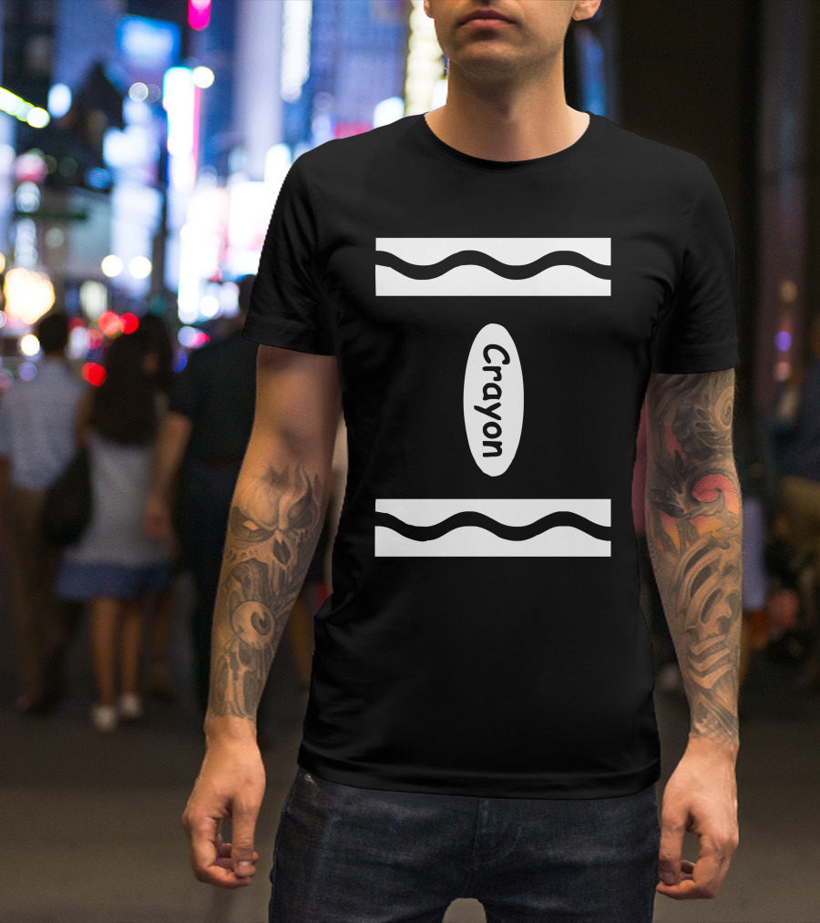 Crayon Wrapper Adult Costume T-Shirt