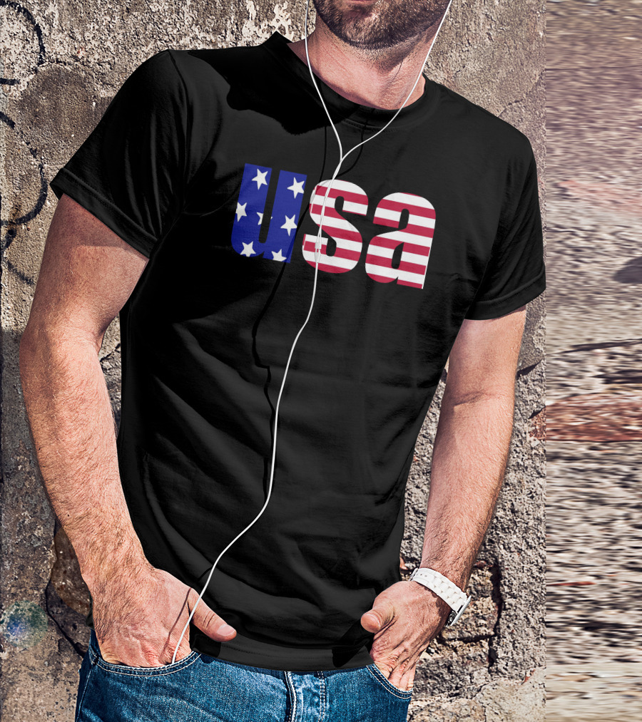 USA Stars And Stripes American Freedom Flag T-Shirt