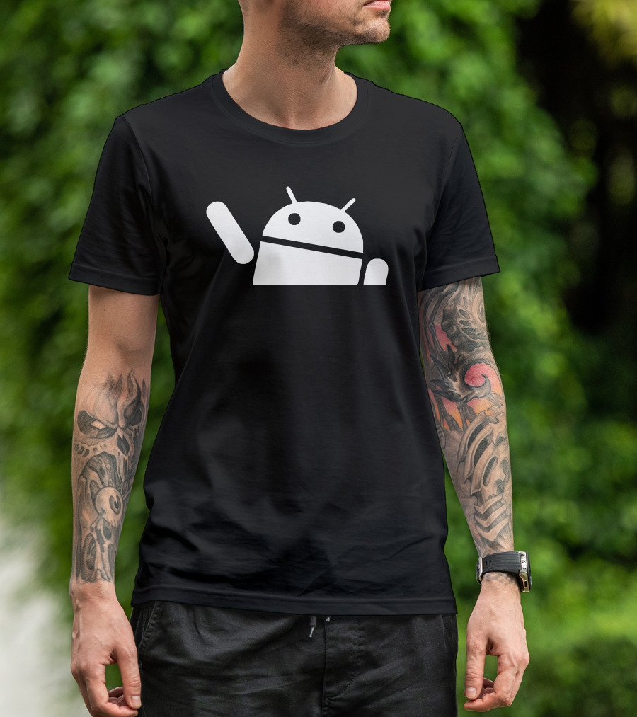 Android Waving Sticker Vinyl Decal Car Truck Window Droid Cell T-Shirt