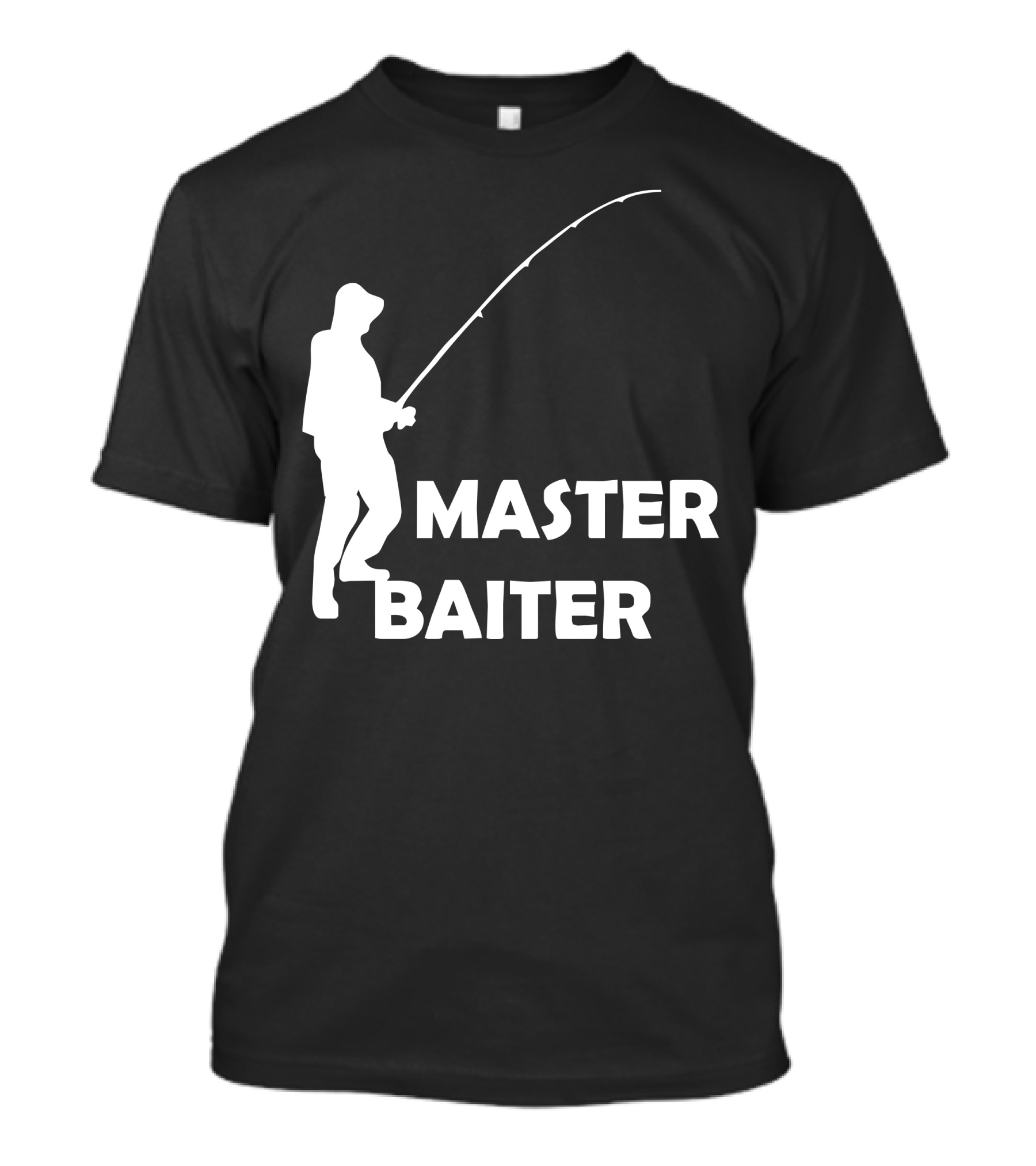 Master Baiter Men's Rude Fishing T-Shirt