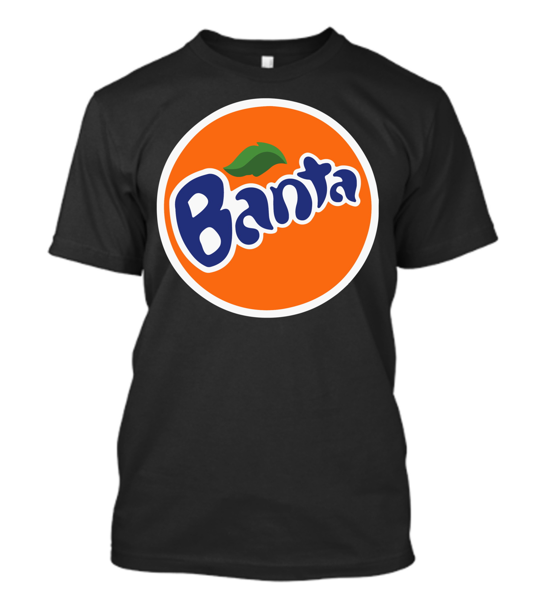 Banta Orange Drink Logo Icon With Green Leaf T-Shirt