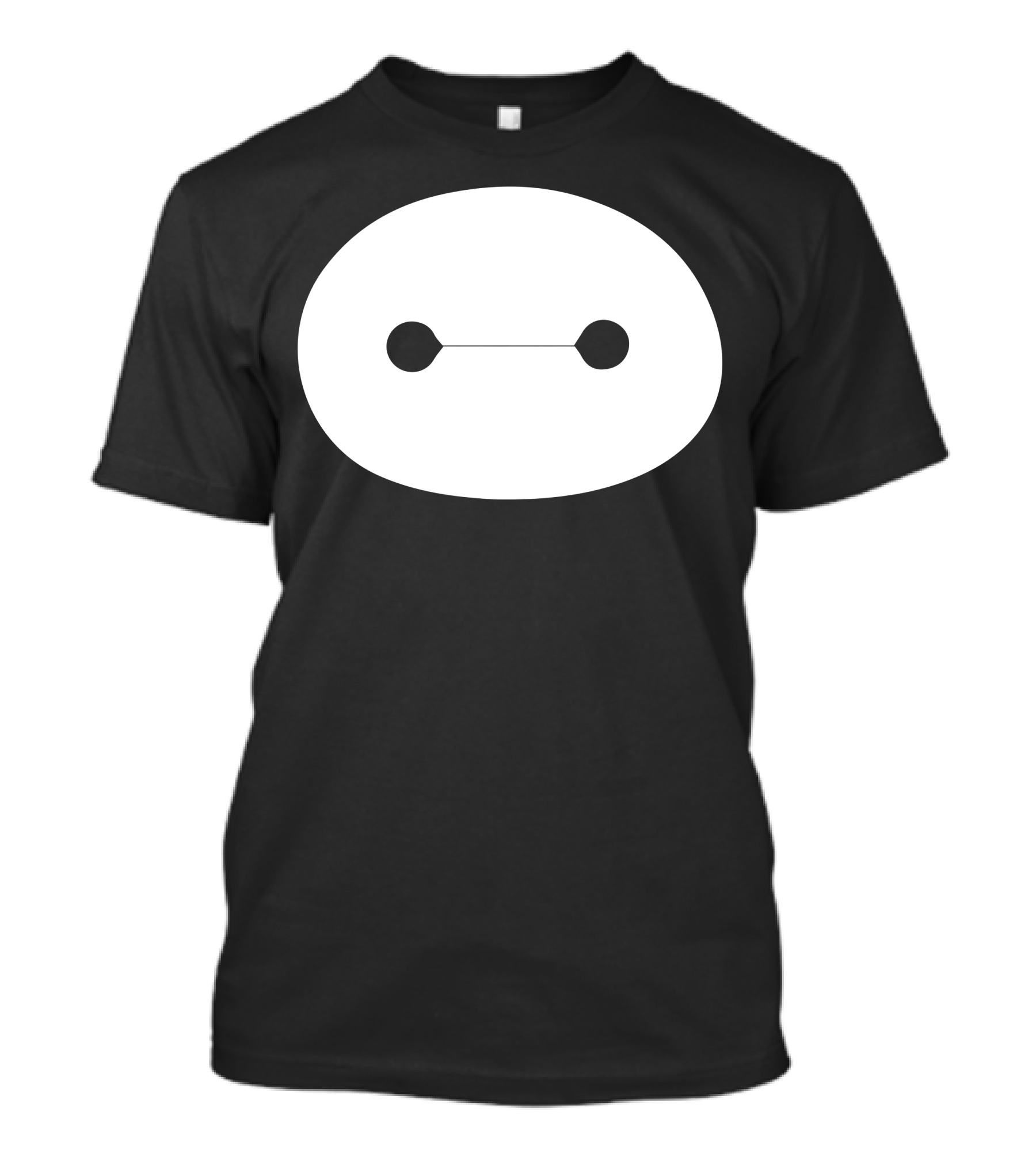 Big Hero 6 Baymax Face Icon Eyes Minimalist T-Shirt