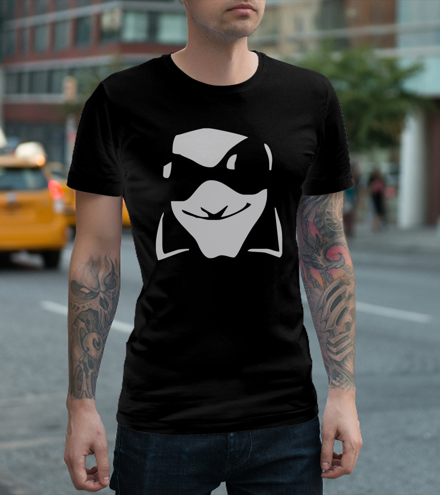 Bono U2 Vox The Edge Band Rock Musica Penguin Face T-Shirt