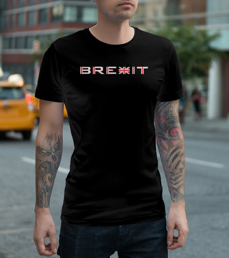 Brexit Referendum Exit From The EU Independence UK Flag T-Shirt