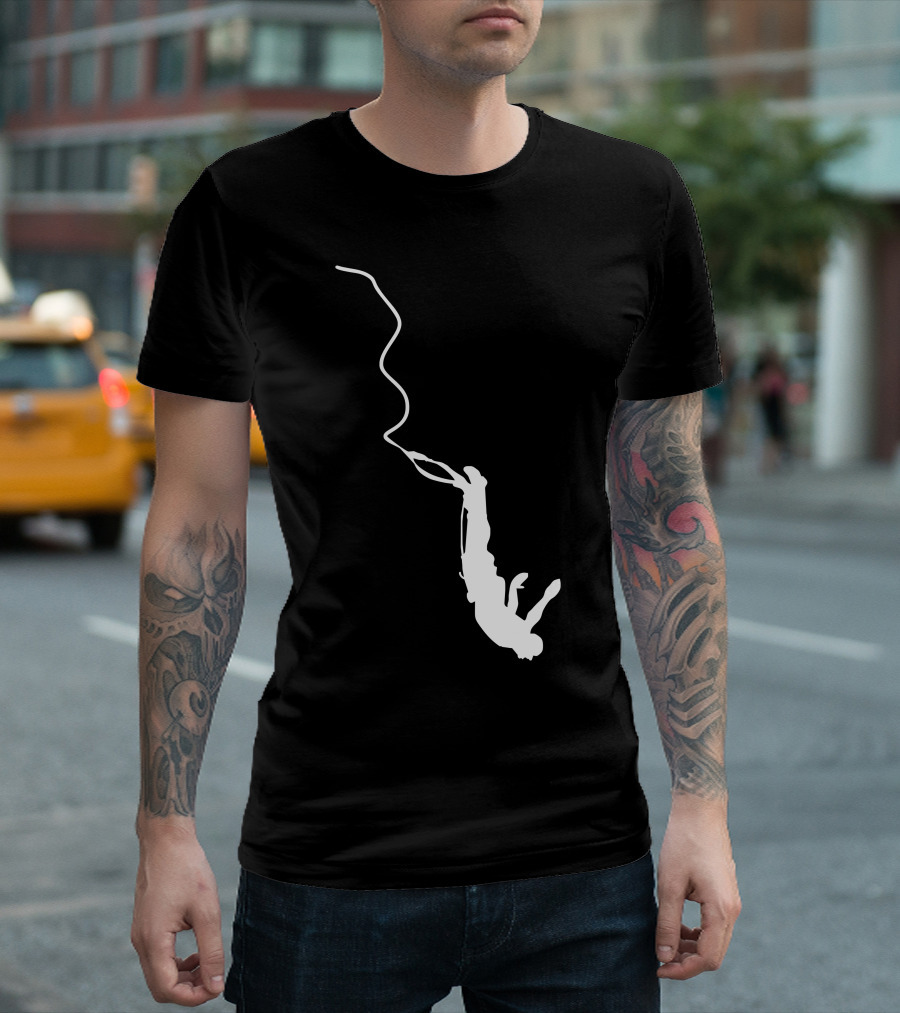Bungeejumping Bungeespringen Fun Sport Hobby Freizeit Extremsport Adventure T-Shirt