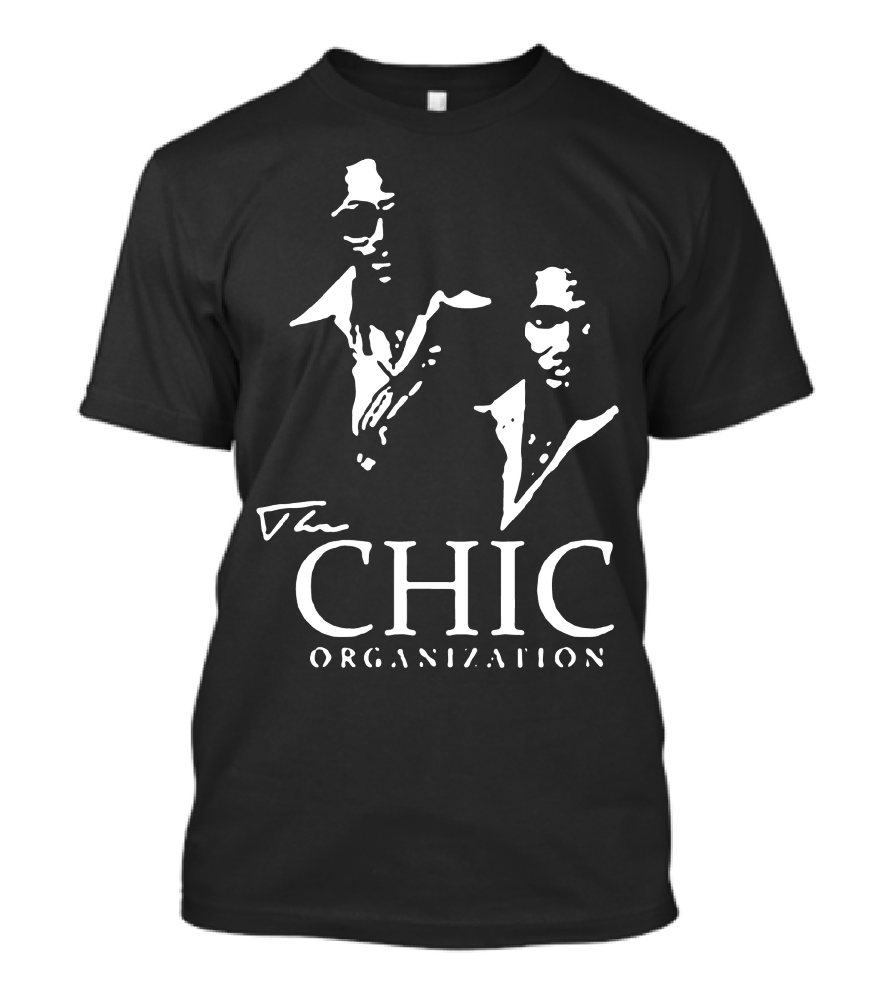 The Chic Organization Duo Silhouette White T-Shirt