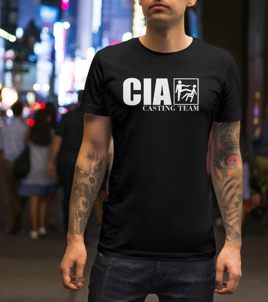 CIA Casting Team Stick Figure T-Shirt