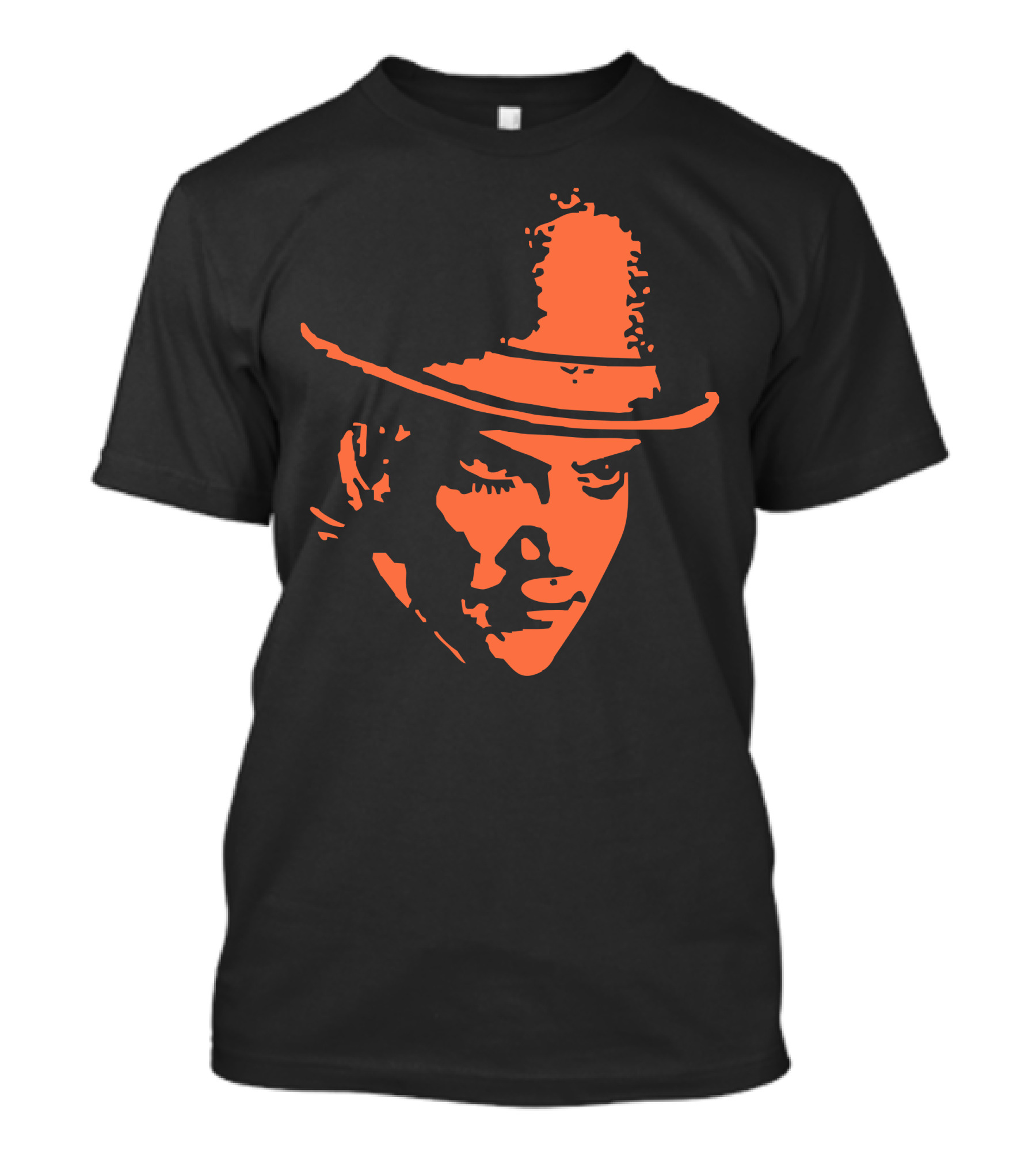 A Clockwork Orange Alex Iconic Face In Bold Orange T-Shirt