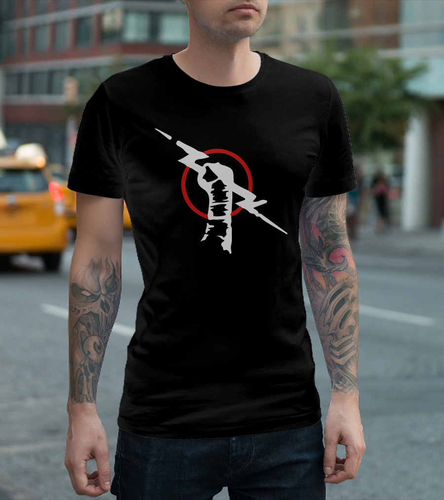 CM Punk Lightning Bolt Wrestling T-Shirt