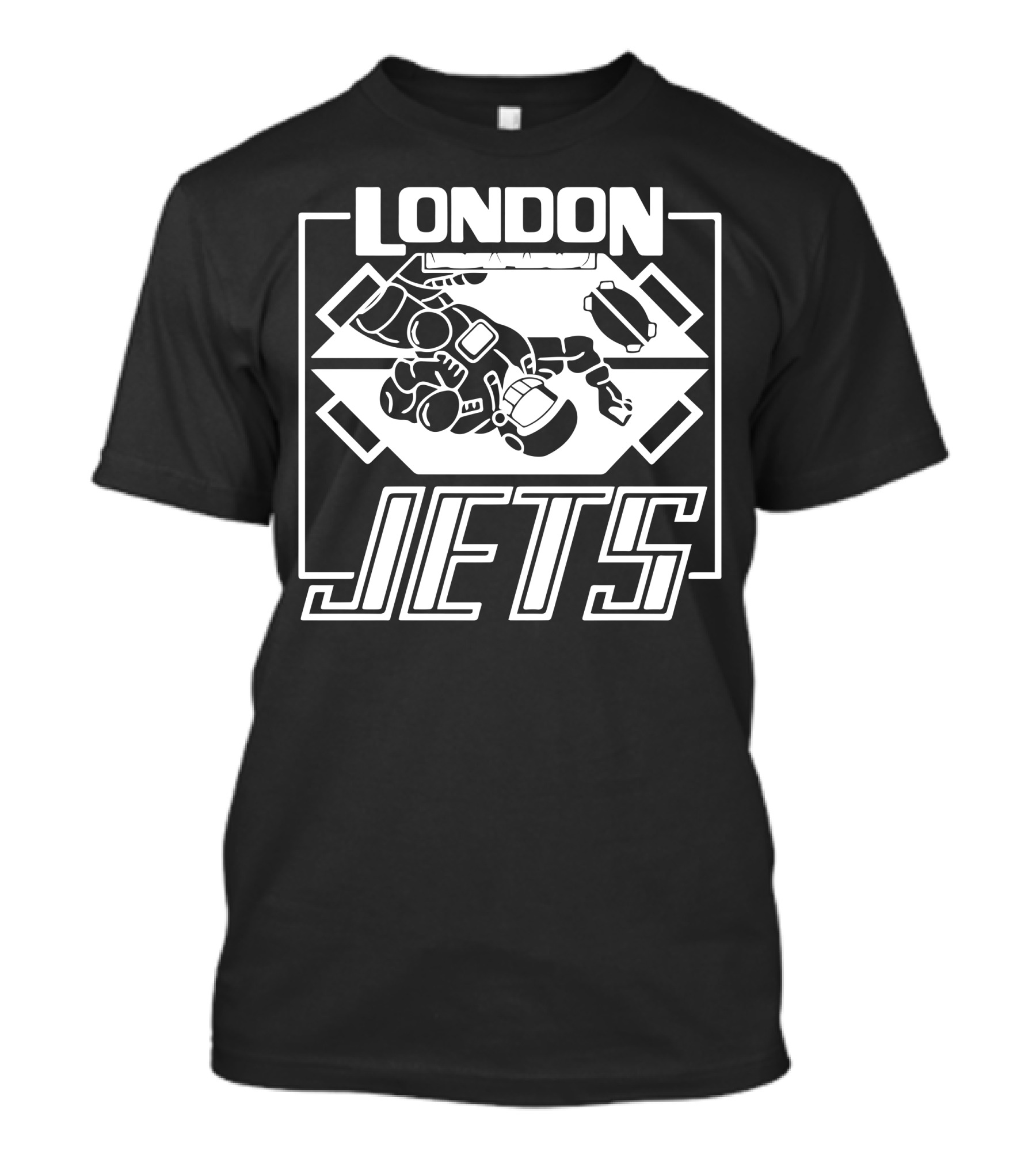 Dave Lister London Jets Spacecraft Crew T-Shirt