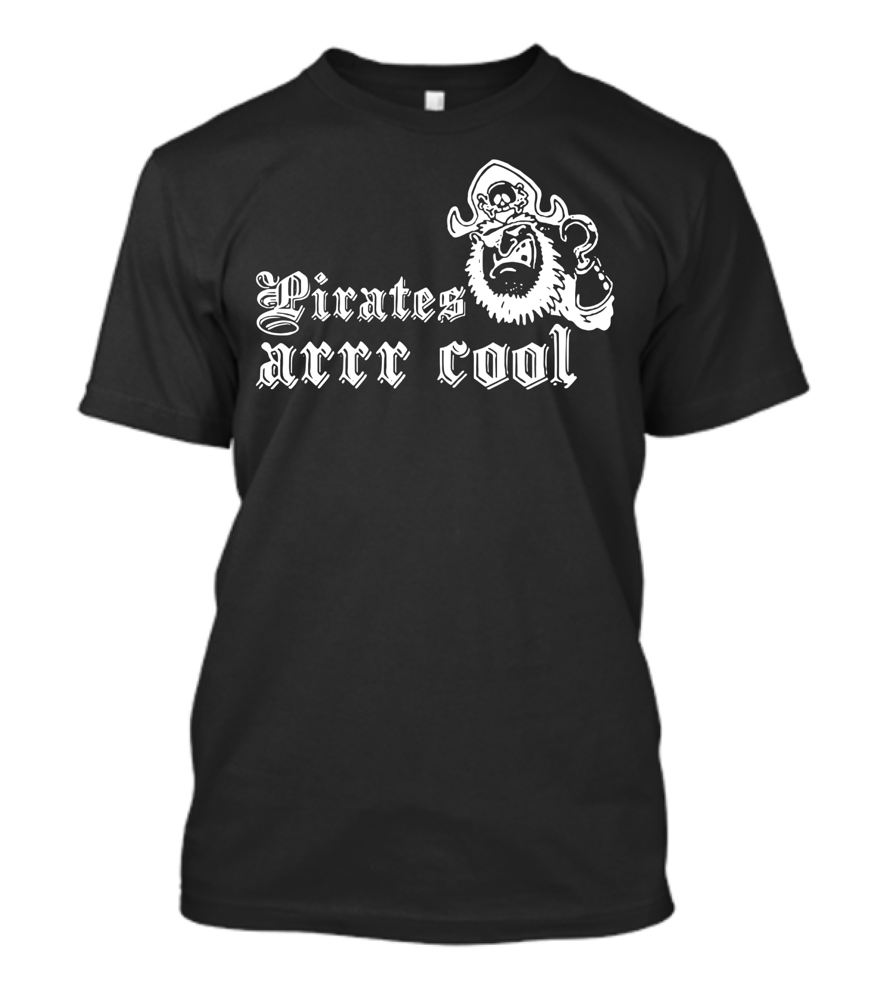 Pirates Arrr Cool Skull Captain T-Shirt