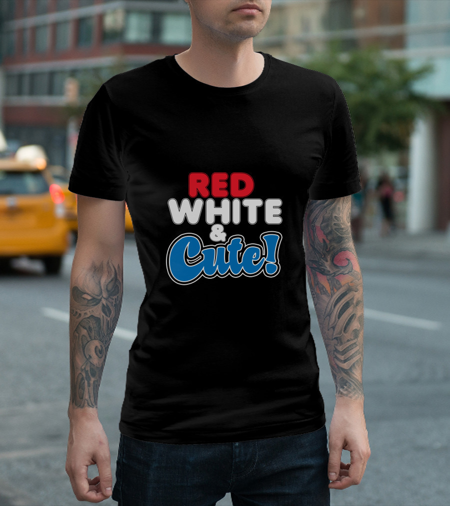Red White and Cute T-Shirt