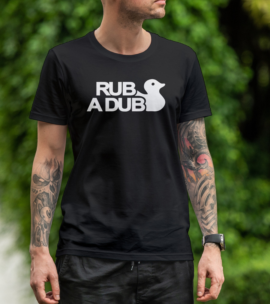 RUB A DUB Duck Icon Rubber Bath T-Shirt