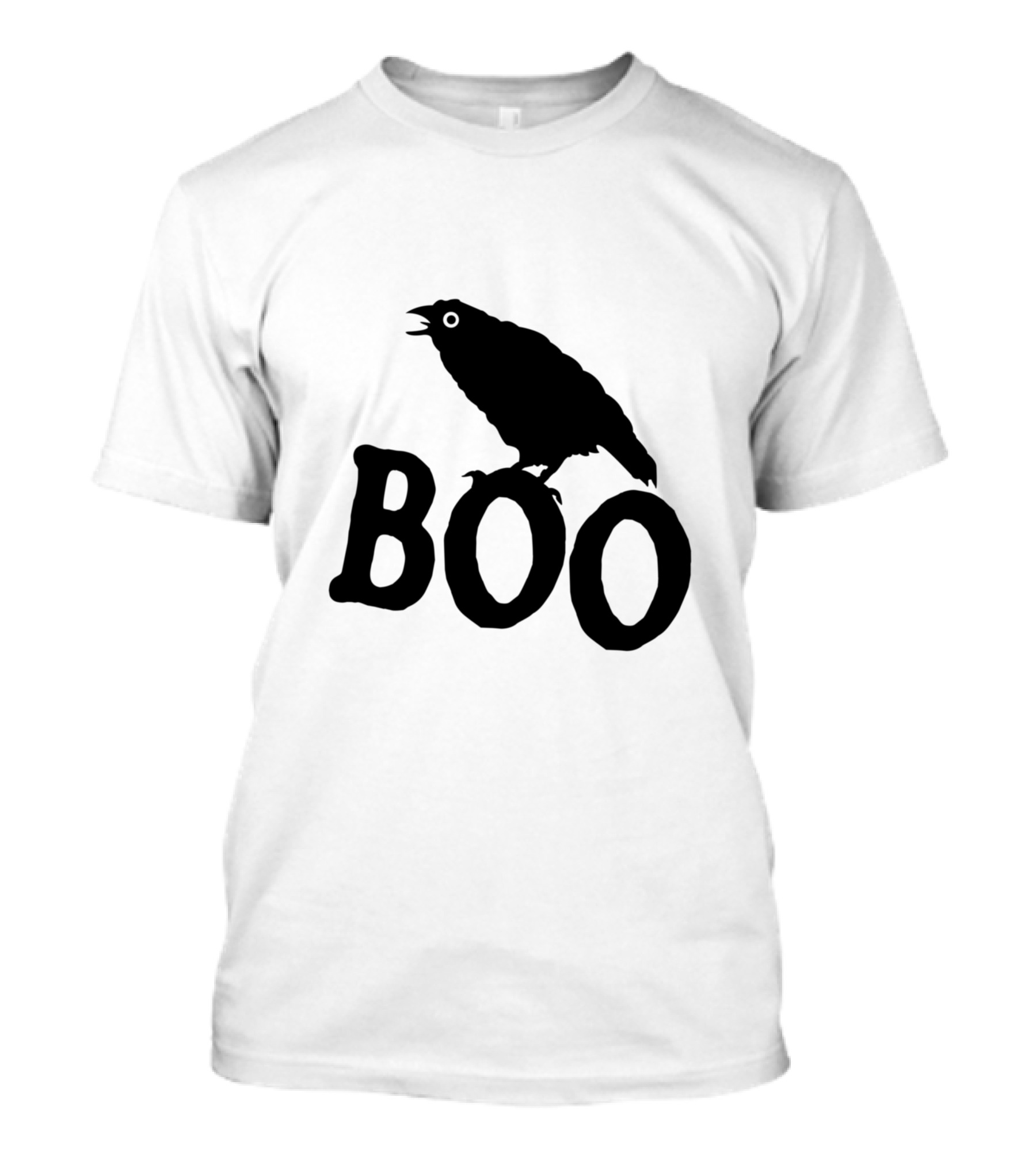 Boo Crow Halloween T-Shirt