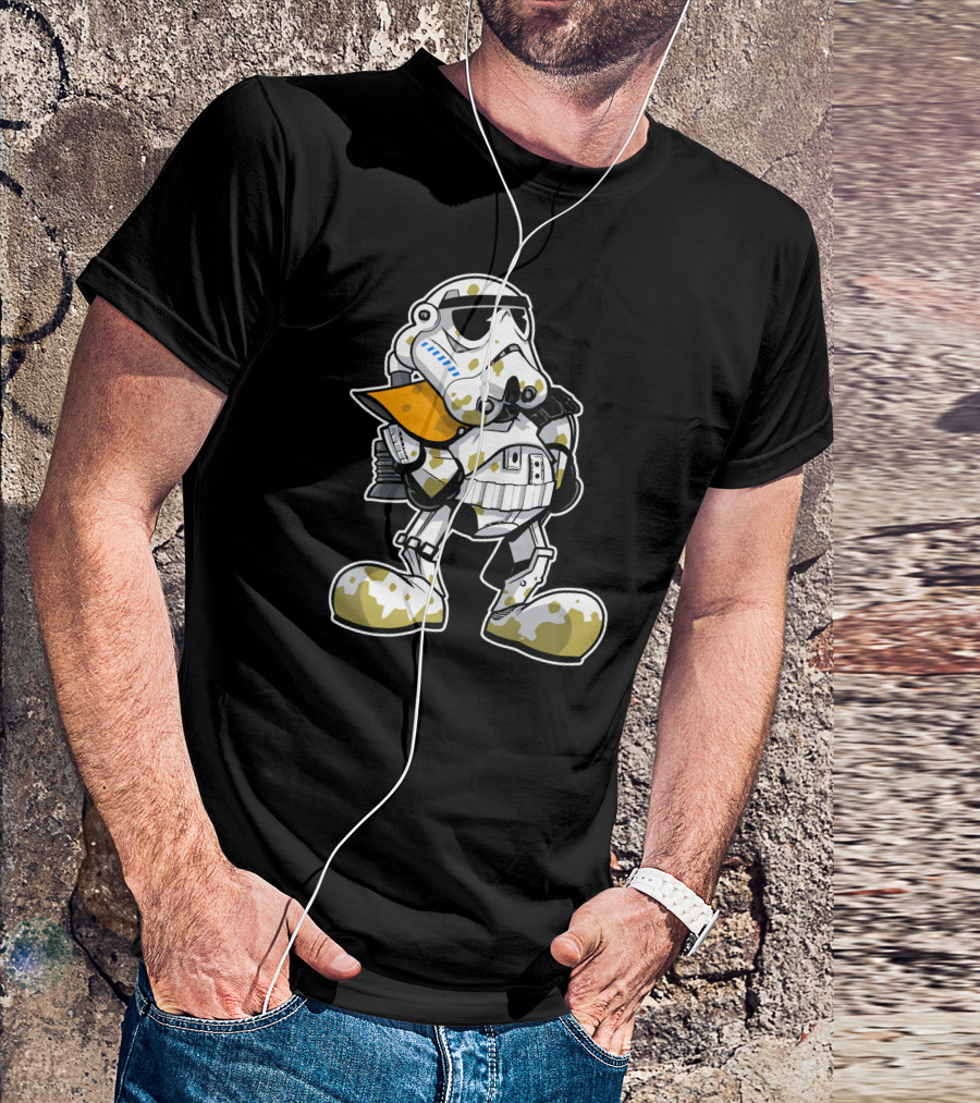 Stormtrooper Cartoon Classic Sandy T-Shirt