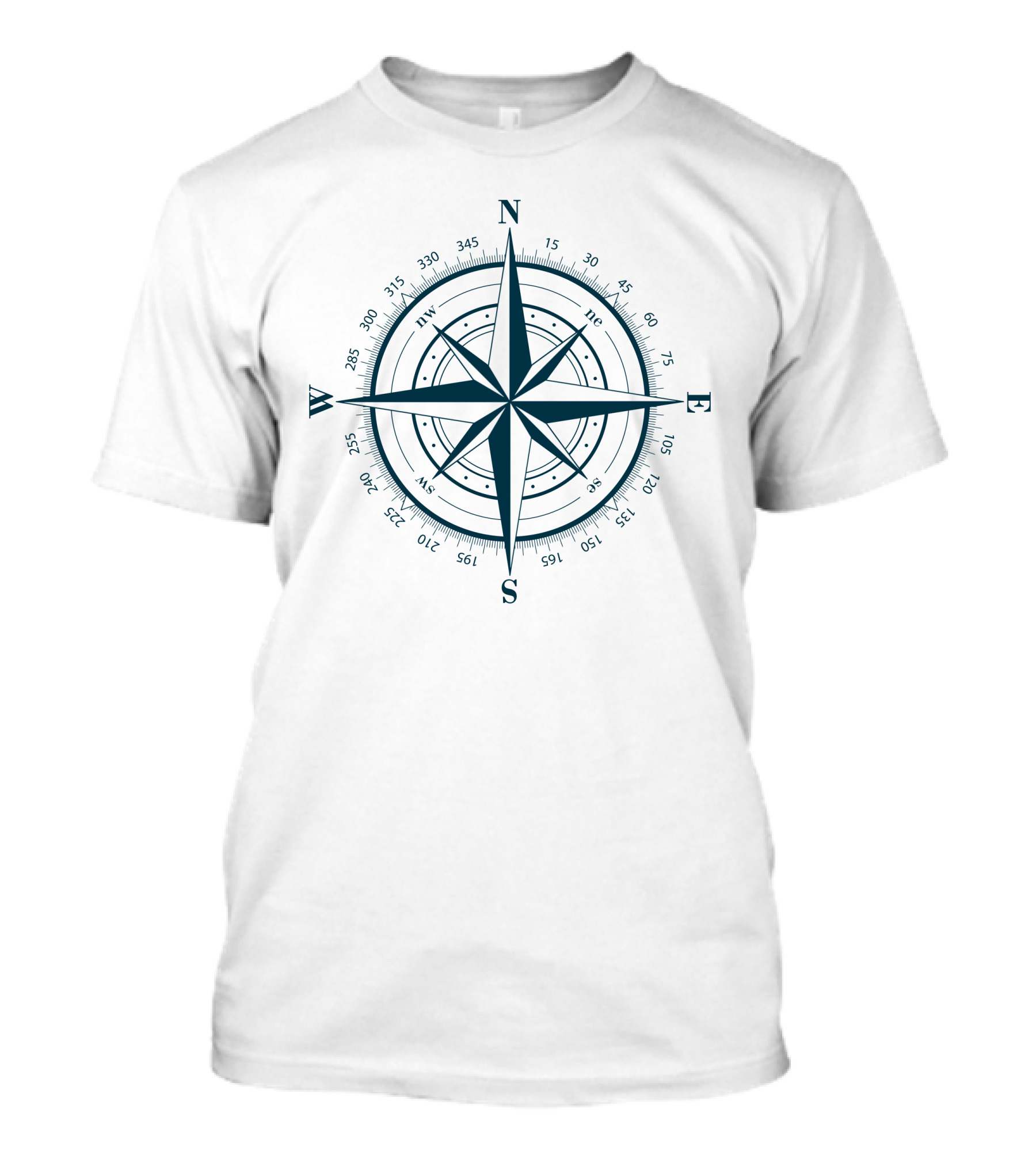 Compass Sun Navigation Directions Norse Runic Guidance T-Shirt