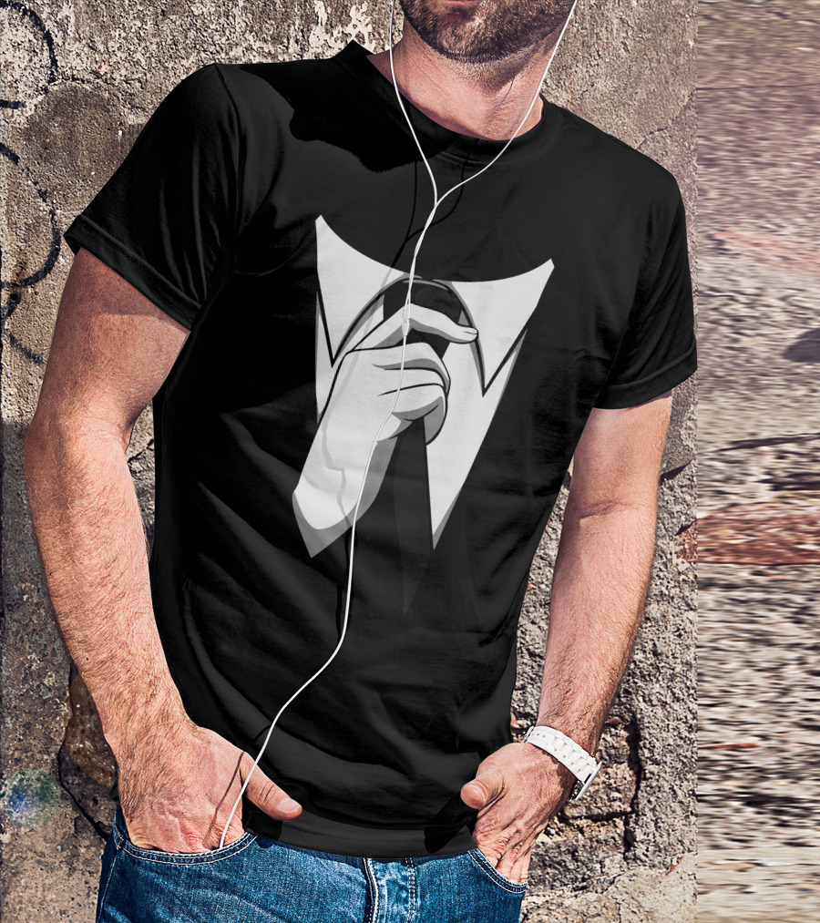 Suit Up Costume Tie Adjustment T-Shirt