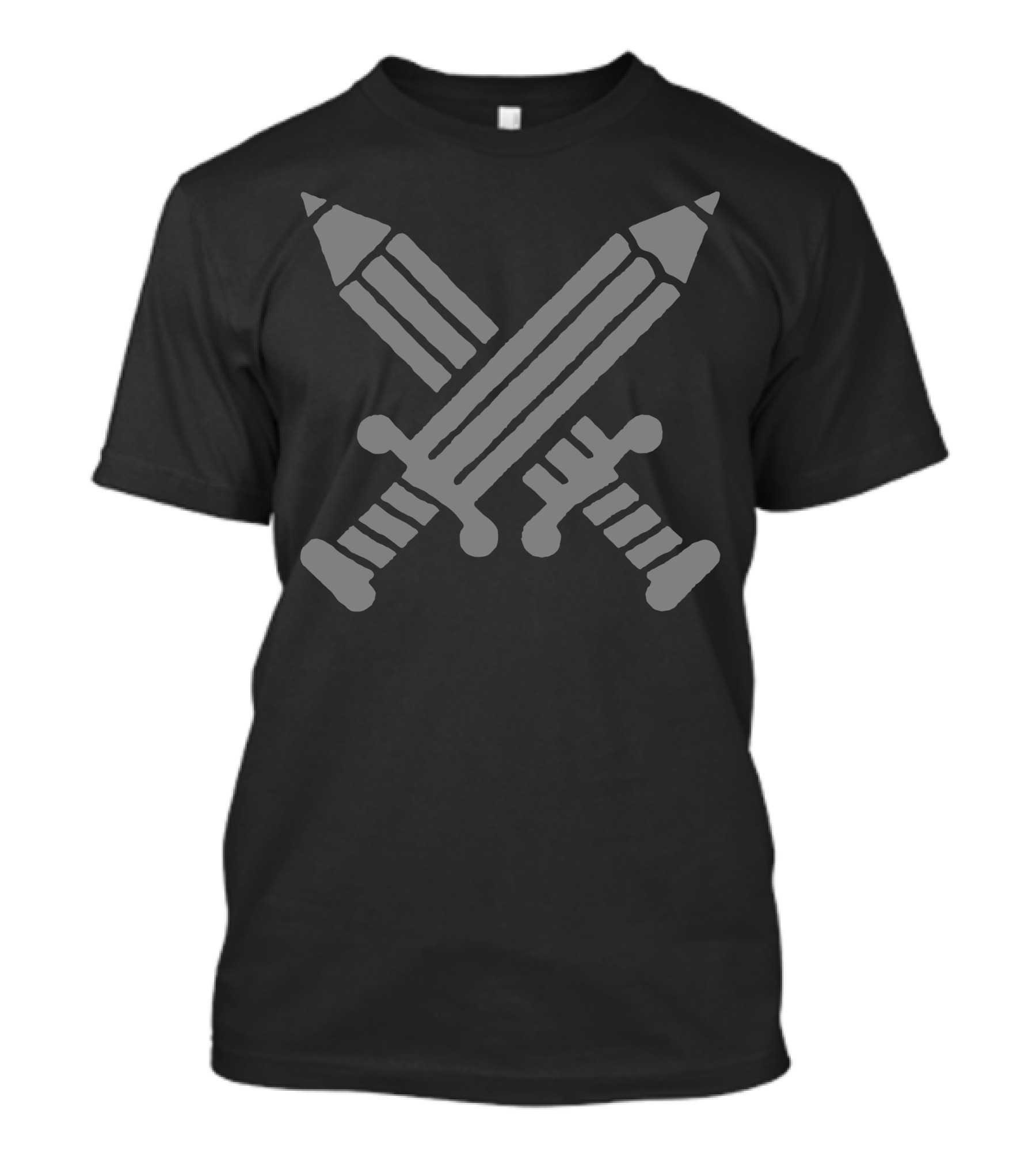 Creative Force Crossed Pencil Swords T-Shirt