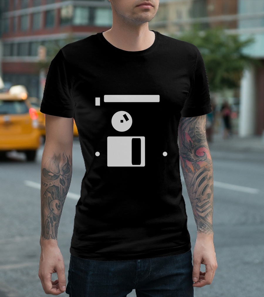 Floppy Disk Diskette Retro Video Game Controller T-Shirt