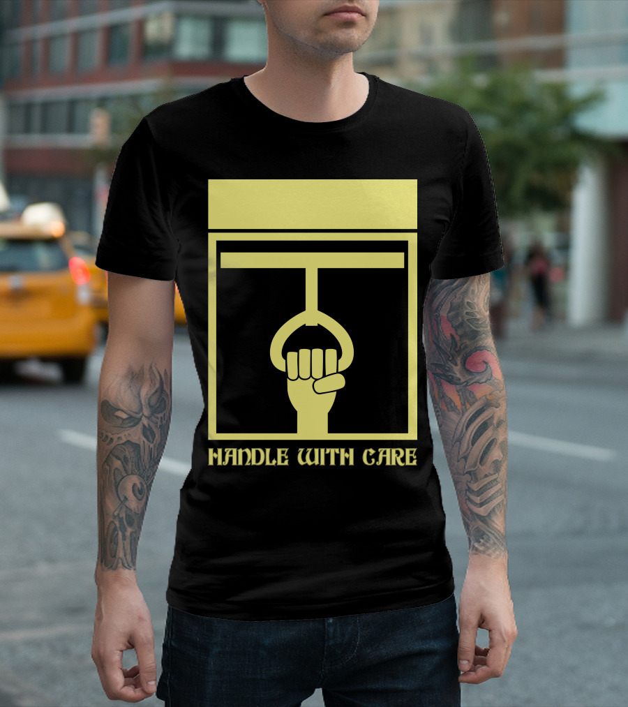Handle With Care Retro Transit Grip T-Shirt