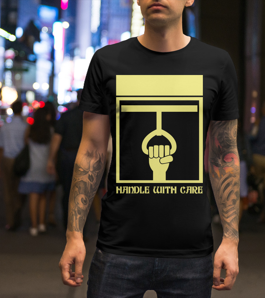 Handle With Care Retro Transit Grip T-Shirt