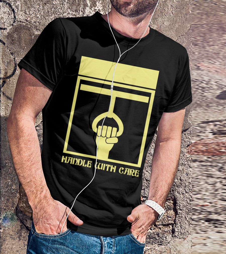 Handle With Care Retro Transit Grip T-Shirt