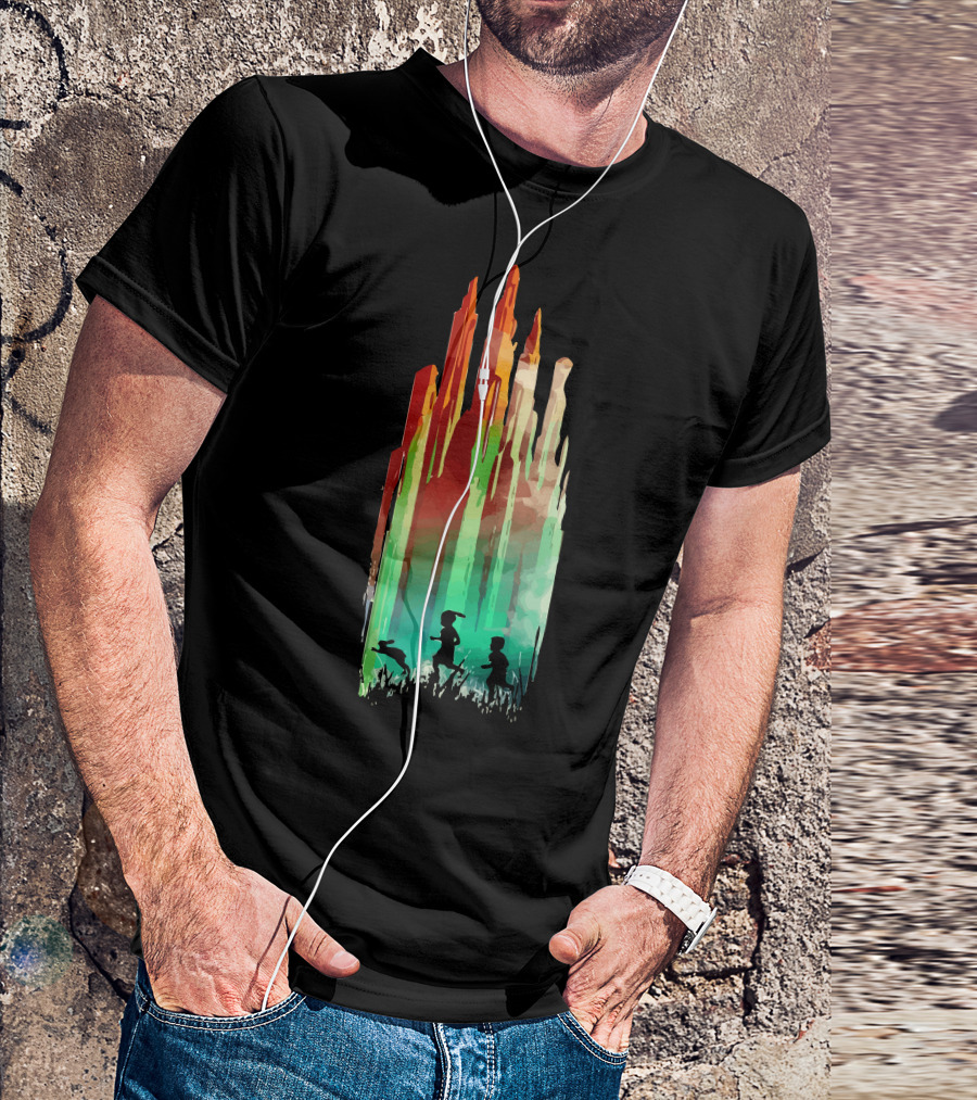 Journey To The Vibrant Silhouettes Of Emerald City T-Shirt