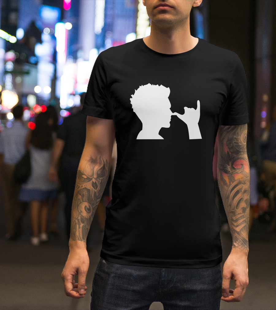 Gaz Geordie Shore Mens Newcastle MTV Silhouette Gesture T-Shirt