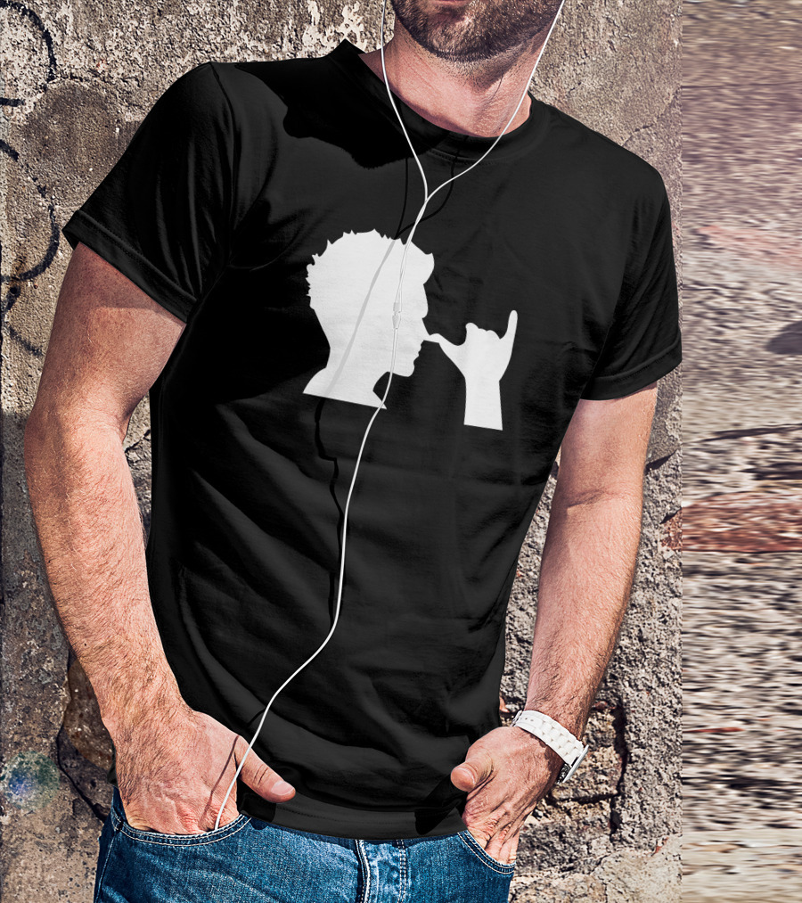 Gaz Geordie Shore Mens Newcastle MTV Silhouette Gesture T-Shirt