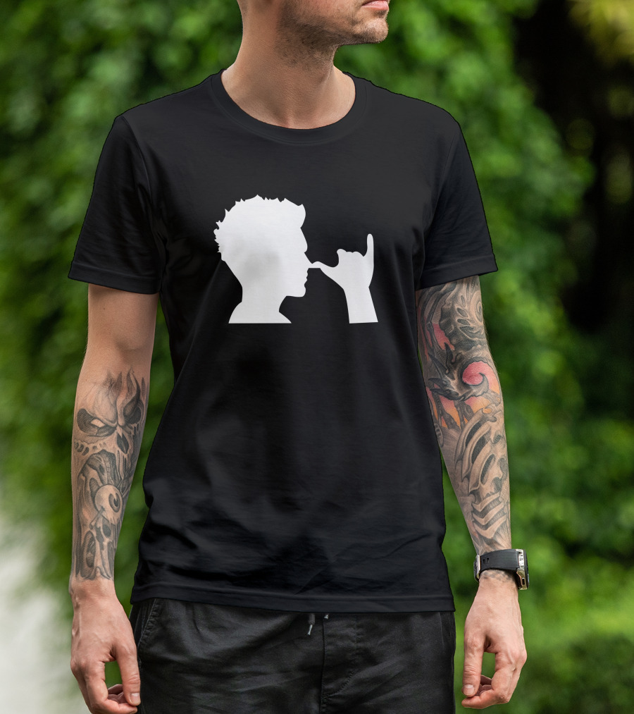 Gaz Geordie Shore Mens Newcastle MTV Silhouette Gesture T-Shirt