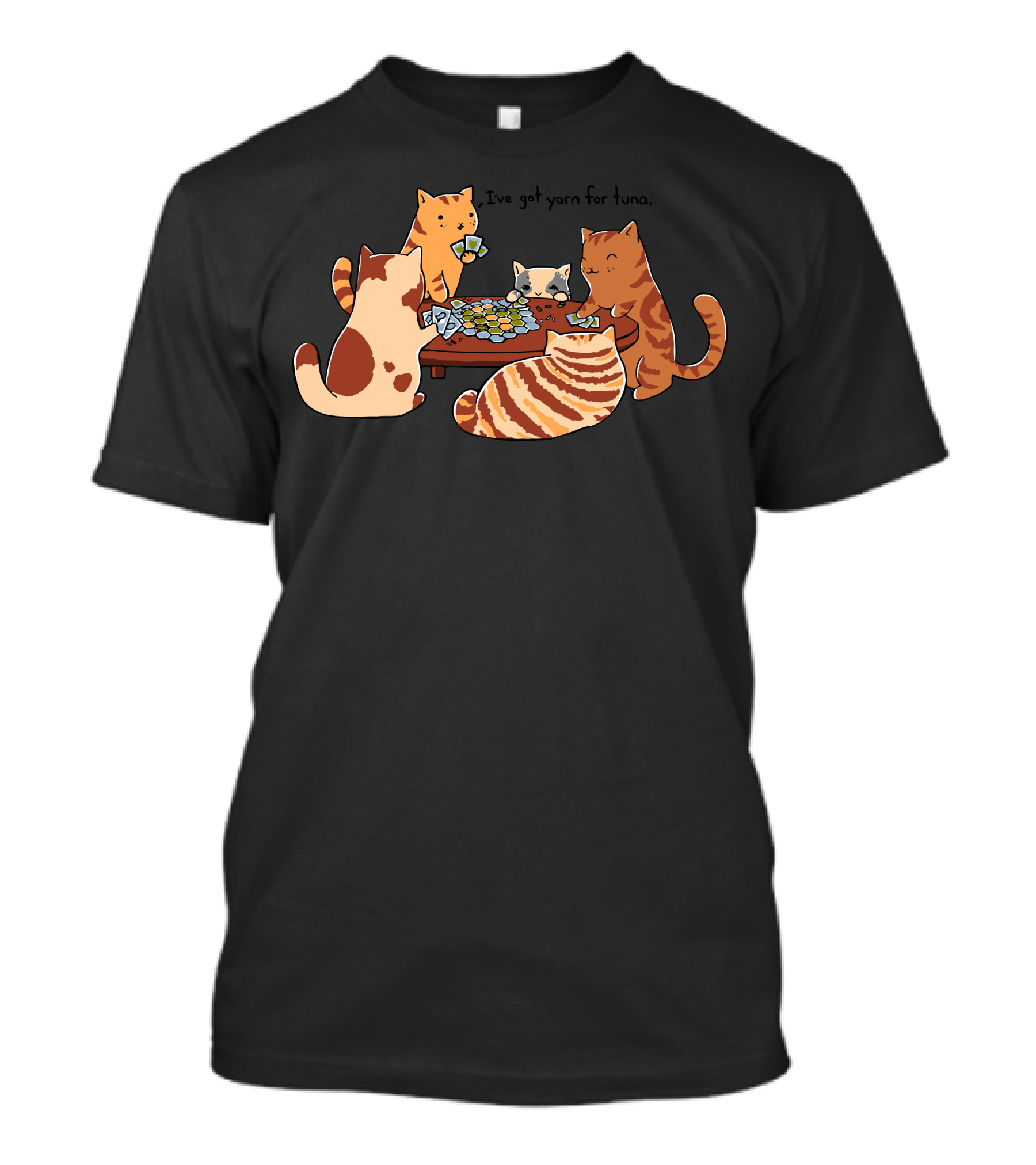 I've Got Yarn For Tuna Settler Cats Poker Game T-Shirt
