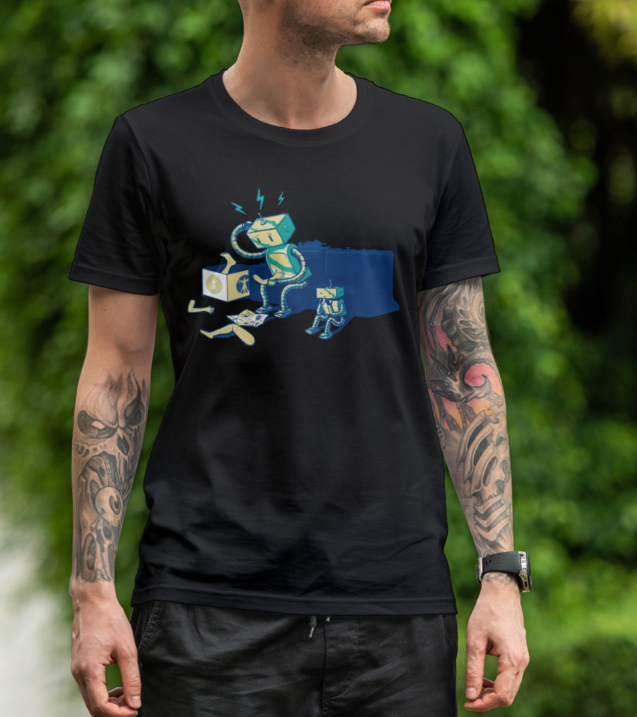 Some Assembly Required Robot Builds With Instruction Manual T-Shirt