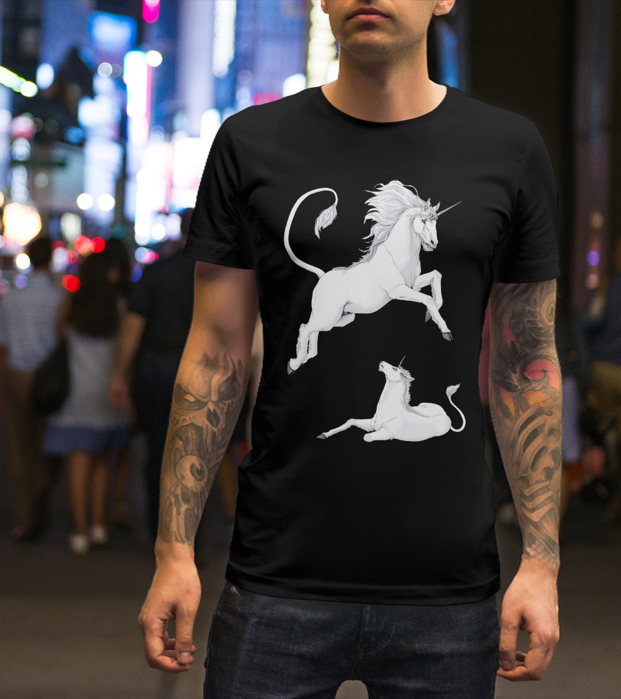 Unicorns Dream Majestic White Fantasy T-Shirt