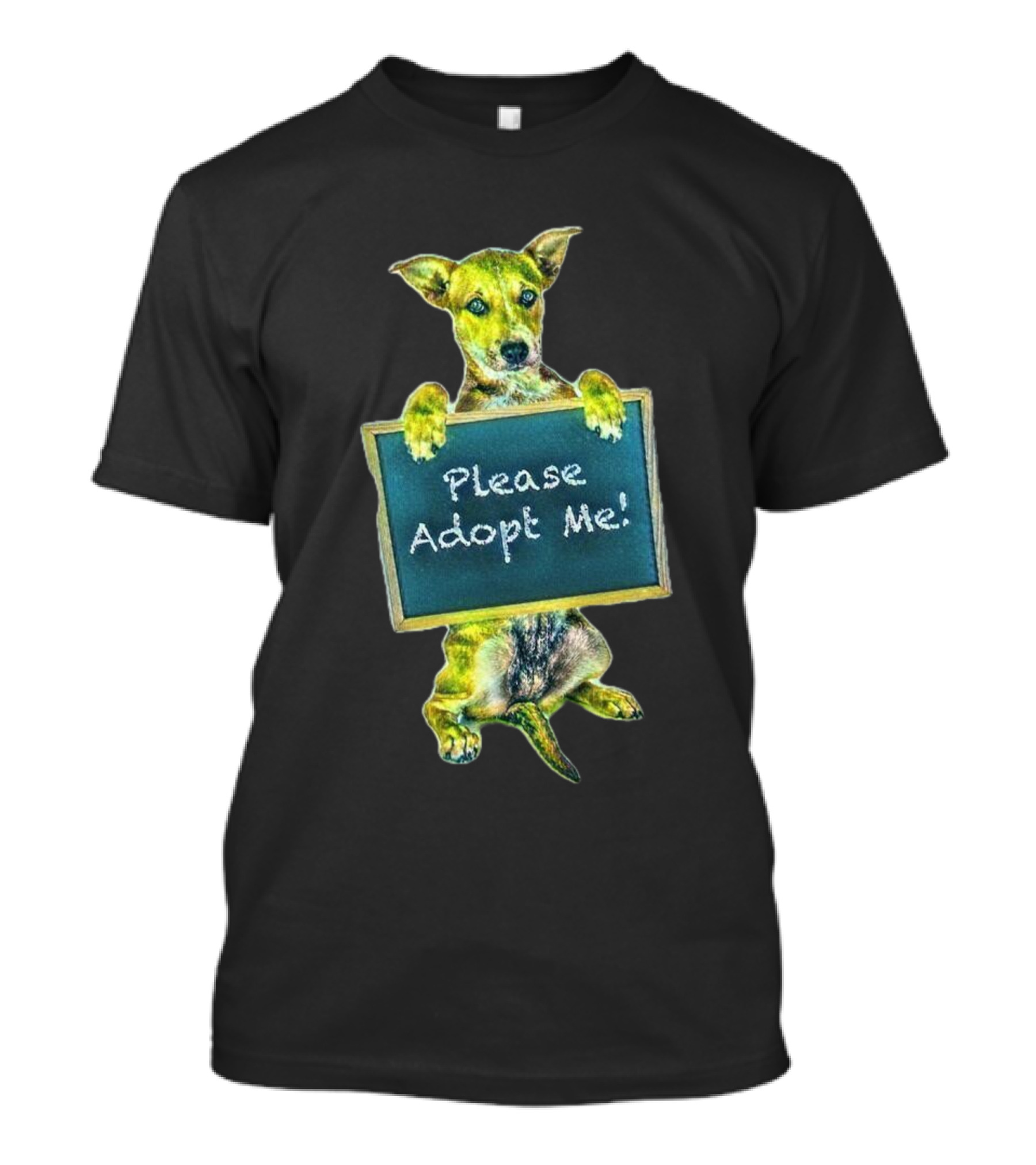 Please Adopt Me Cute Crossbreed Puppy T-Shirt