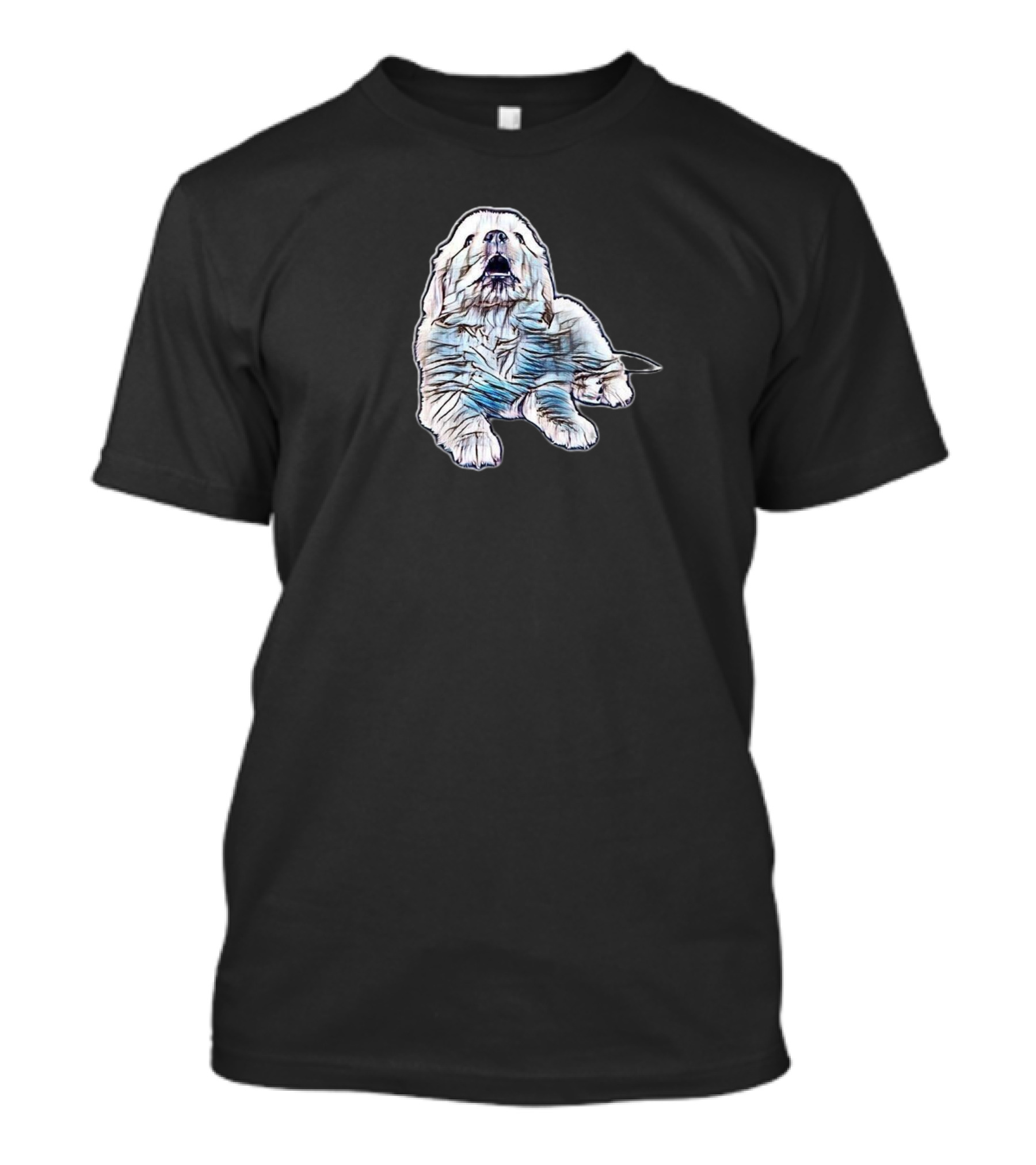 A Cute Little Puppy Laying Down In A Relaxed Pose T-Shirt