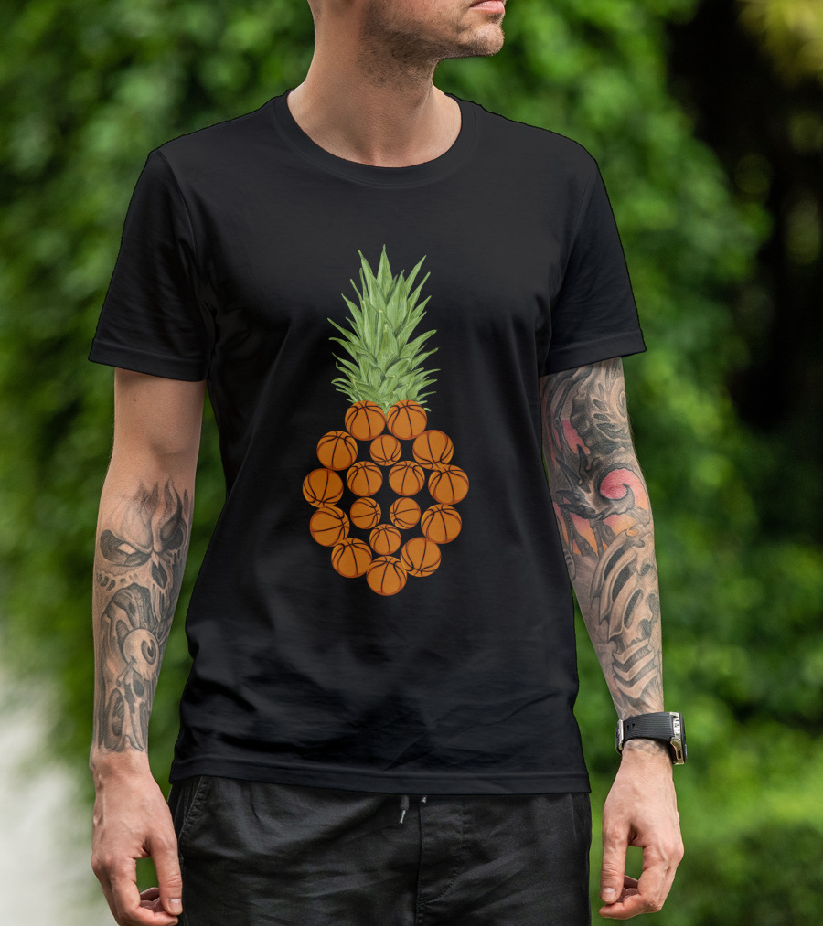 Basketball Pineapple Fruit Fusion T-Shirt