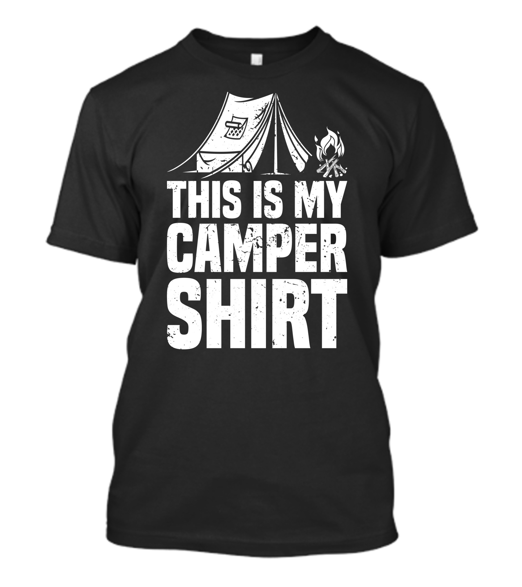 This Is My Camper Shirt Camping Tent Campfire Outdoor Camping T-Shirt